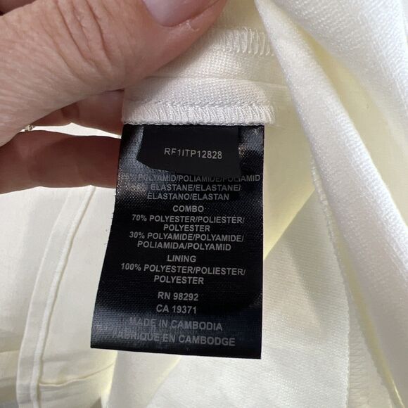 Tibi Dress Women 6 Color Block Ponte Black White Career Work Classic Mod Bold - Picture 9 of 15